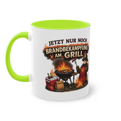 Jetzt nur noch Brandbekämpfung am Grill 🔥🌭🚒