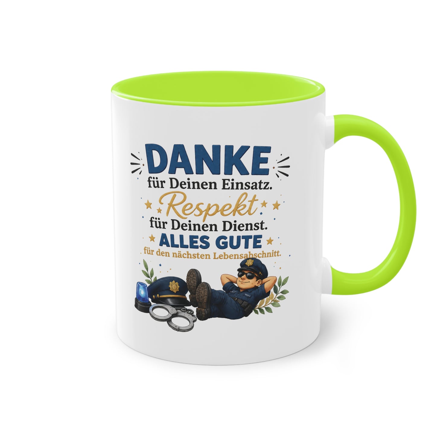 Danke für Deinen Einsatz. Respekt für Deinen Dienst. Alles Gute für den nächsten Lebensabschnitt. 👮☕💙