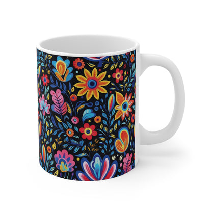 Blumenmuster Tasse – Farbenfrohe Eleganz für jeden Tag 🌸🌼☕
