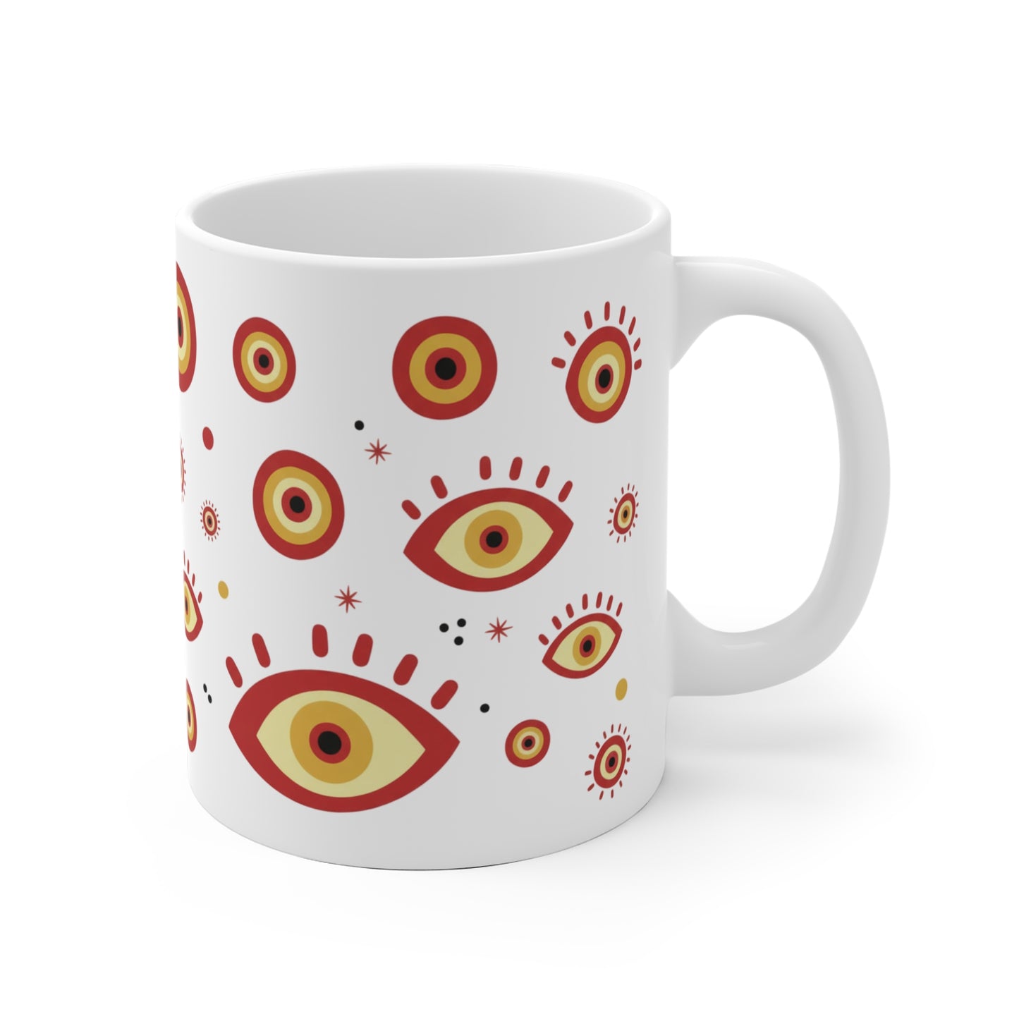 Boho Evil Eye Tasse – Stilvolles Design mit besonderer Symbolik