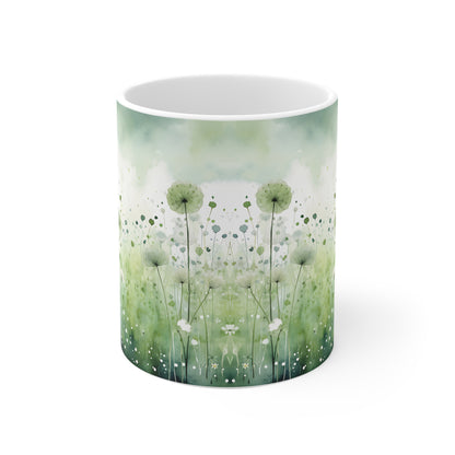 Aquarell Blumen Tasse – Stilvolle Kaffee Tasse mit zartem Naturdesign für entspannte Wohlfühlmomente