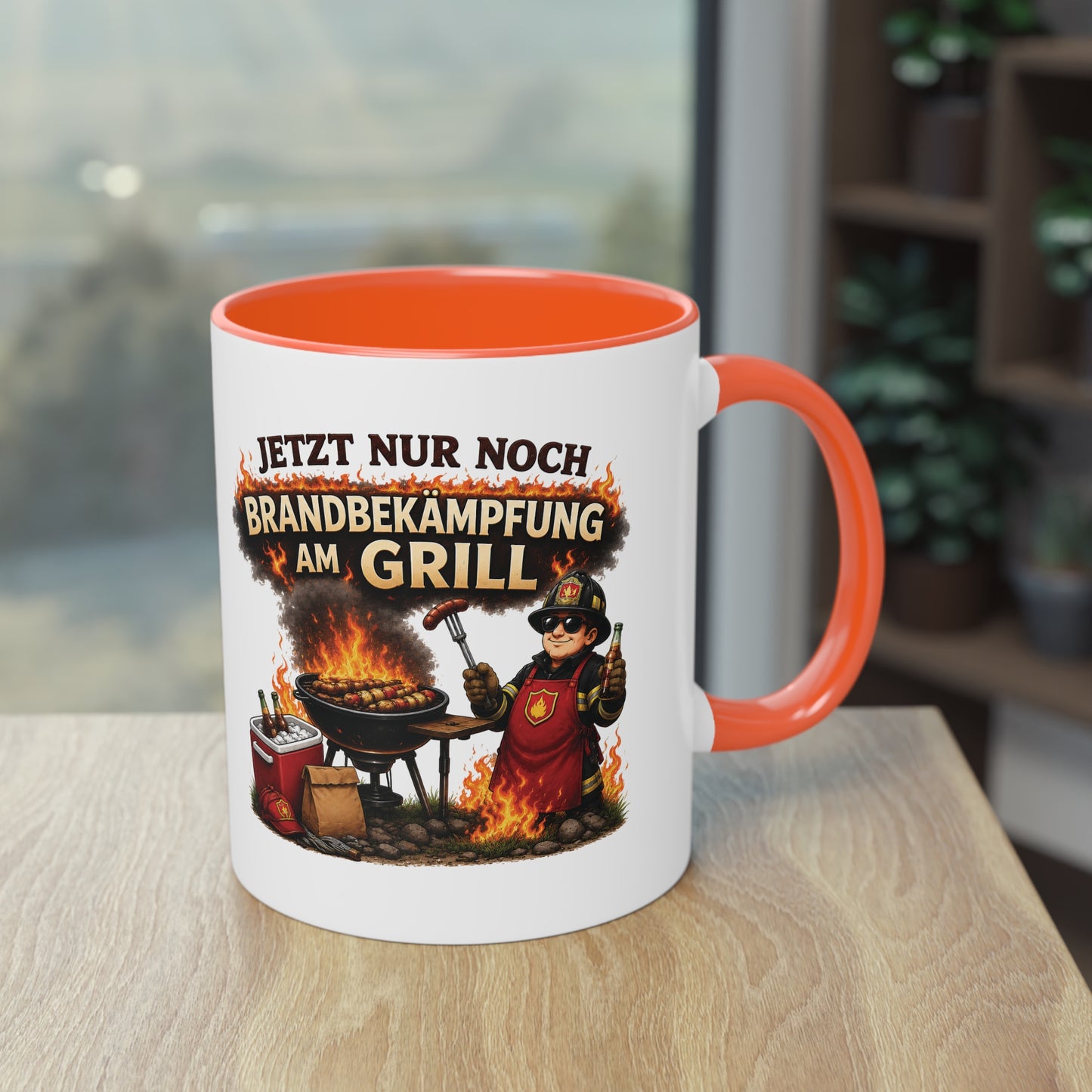 Jetzt nur noch Brandbekämpfung am Grill 🔥🌭🚒