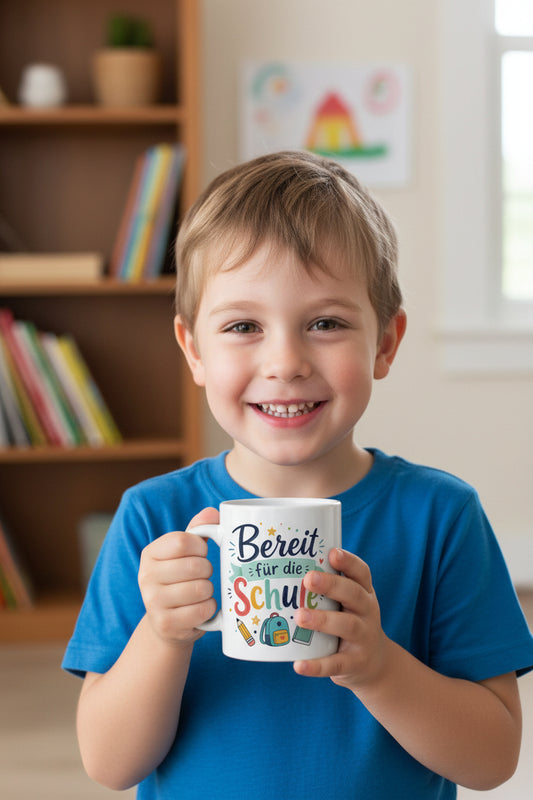 Tasse „Bereit für die Schule“