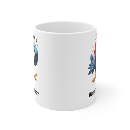 Überstunden??? Vogel Tasse