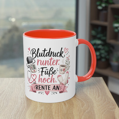 Blutdruck runter. Füße hoch. Rente an. 💗🩺☕