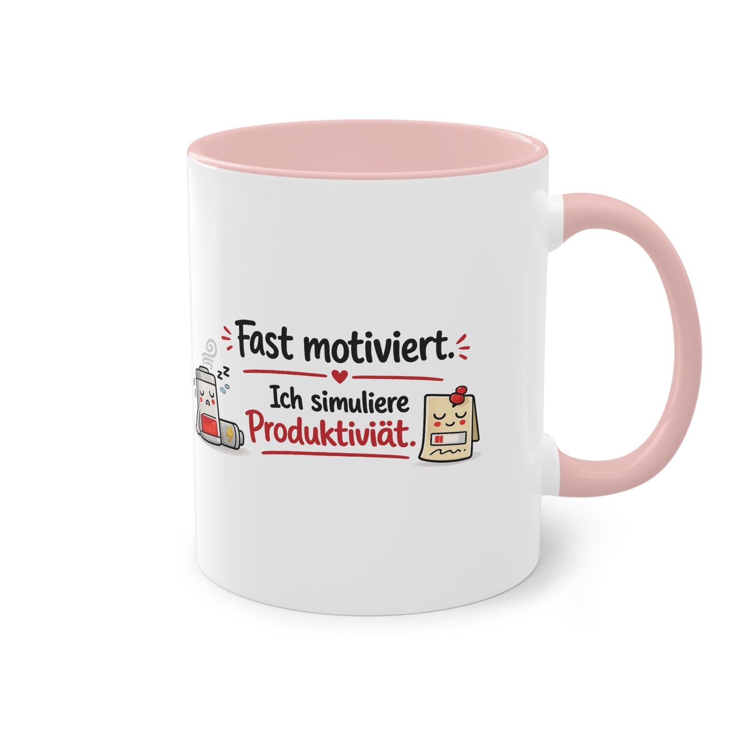 Fast motiviert. – Ich simuliere Produktivität.