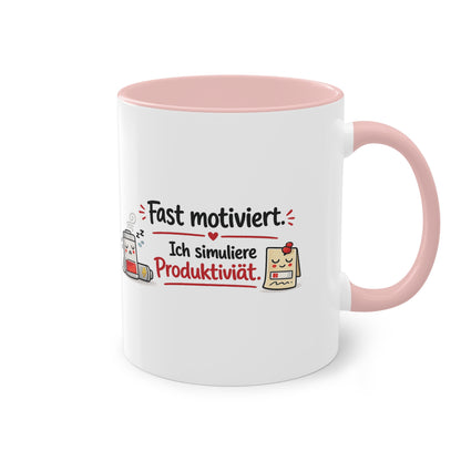 Fast motiviert. – Ich simuliere Produktivität.