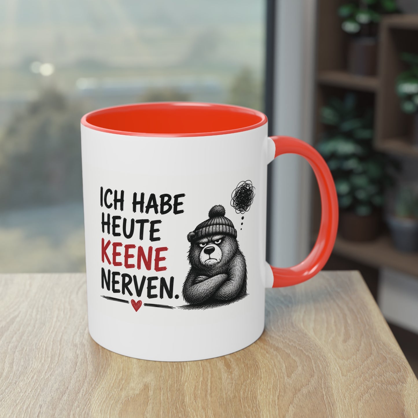 „Ich habe heute keene Nerven.“ – Berliner Sprüche Tasse mit Humor ❤️