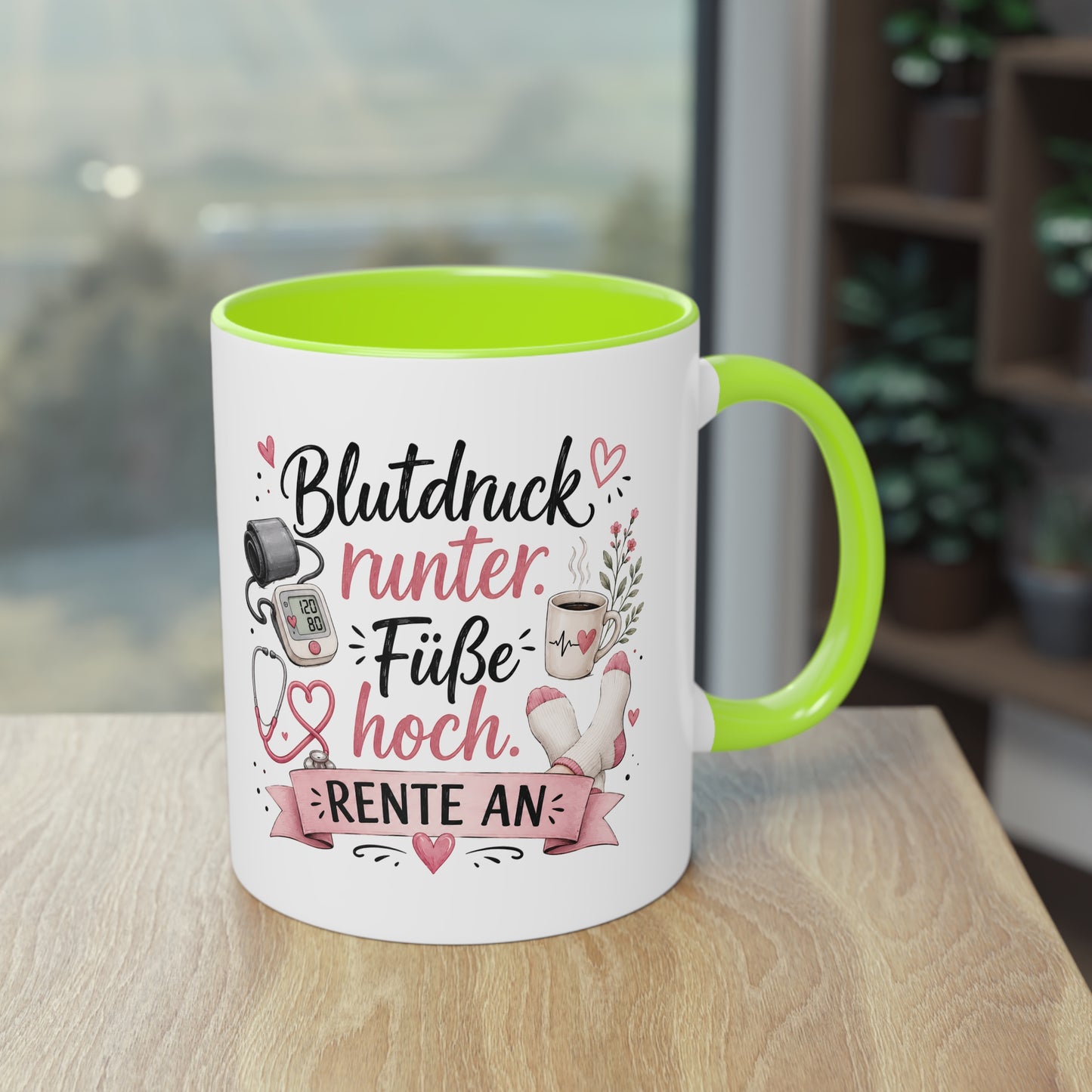 Blutdruck runter. Füße hoch. Rente an. 💗🩺☕