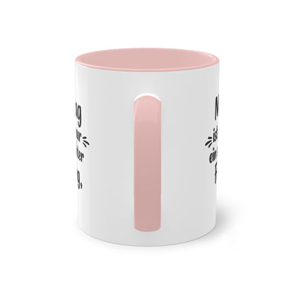 Tasse „Montag ist auch nur ein schlechter Freitag.“ – Lustige Bürotasse mit Humor