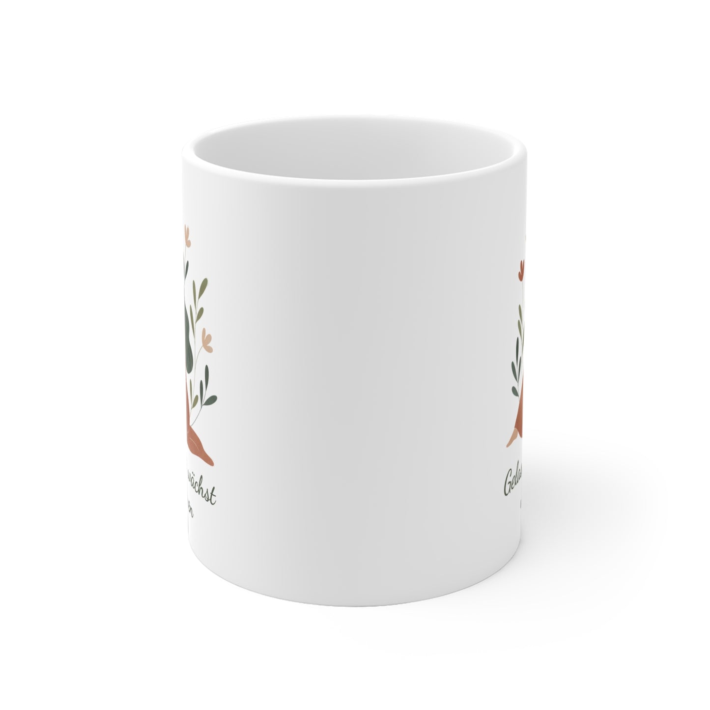 Gelassenheit wächst von Innen Tasse | Achtsamkeits-Becher Innere Ruhe