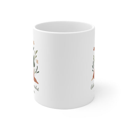 Gelassenheit wächst von Innen Tasse | Achtsamkeits-Becher Innere Ruhe