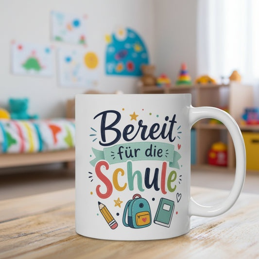 Tasse „Bereit für die Schule“