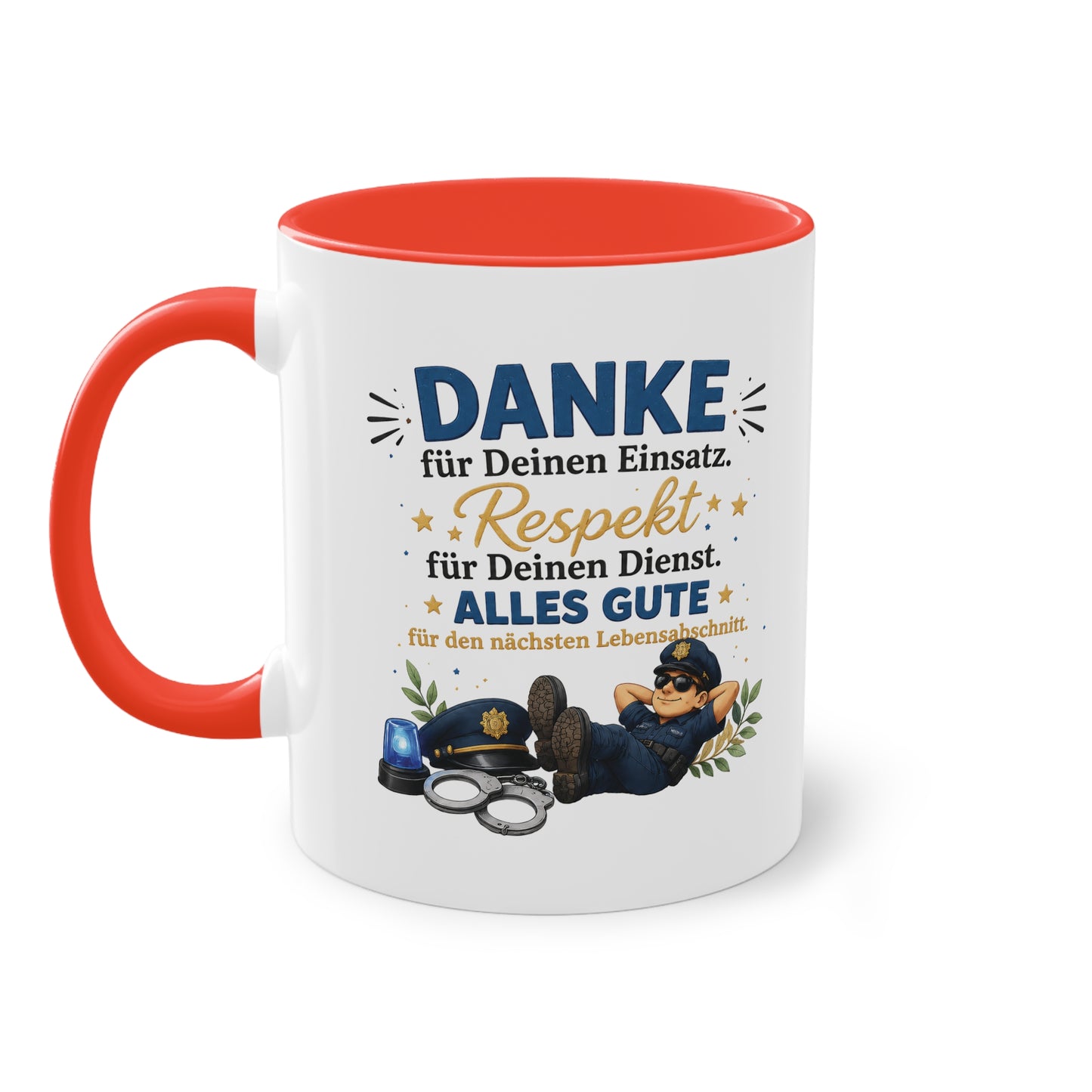 Danke für Deinen Einsatz. Respekt für Deinen Dienst. Alles Gute für den nächsten Lebensabschnitt. 👮☕💙