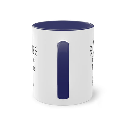 Tasse „Chaos ist auch eine Arbeitsweise.“ – Lustige Bürotasse mit Humor