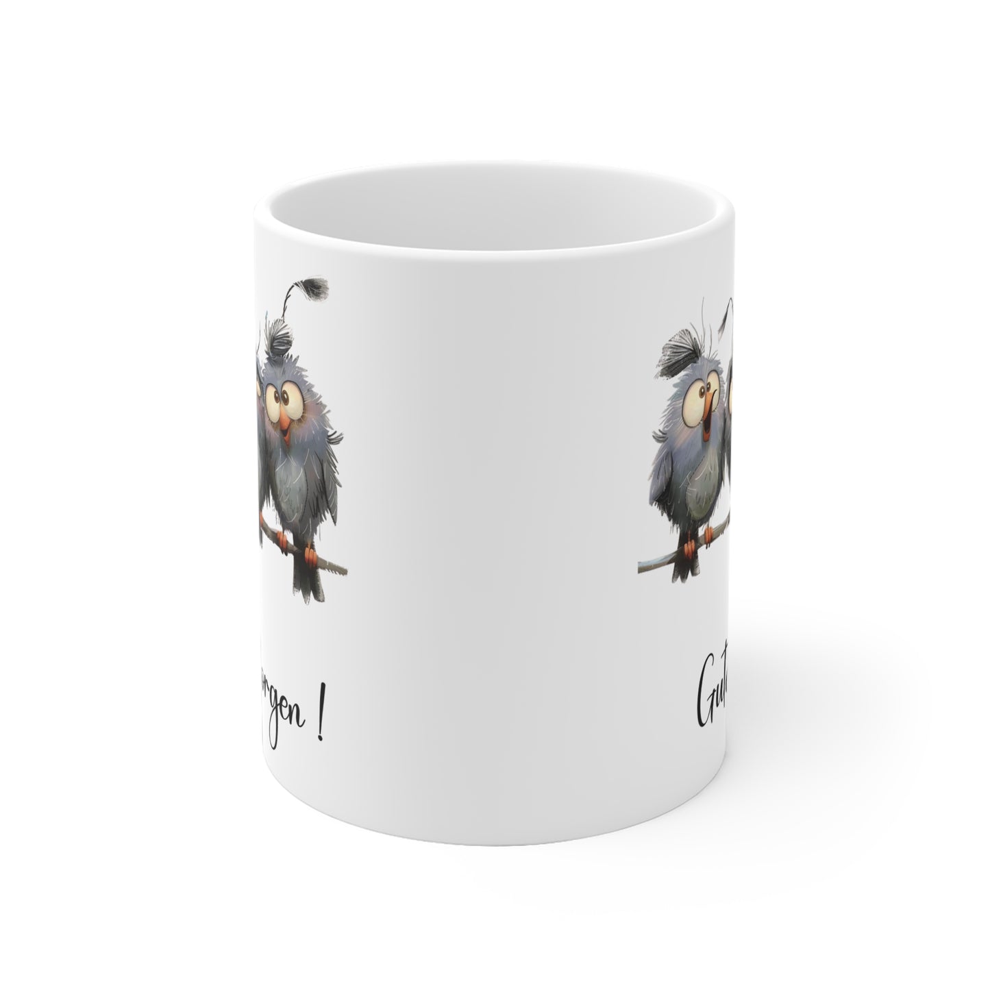 Guten Morgen Tasse – Lustige Vogel Tasse für Kaffee, Tee und einen humorvollen Start in den Tag