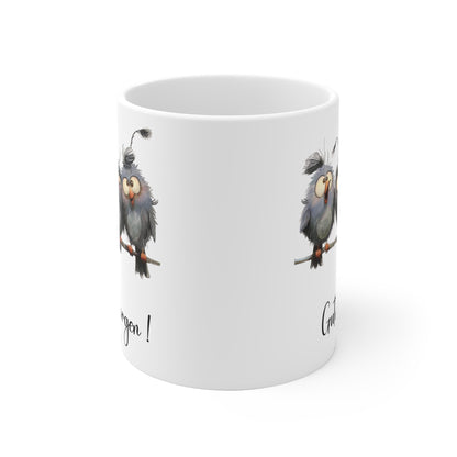 Guten Morgen Tasse – Lustige Vogel Tasse für Kaffee, Tee und einen humorvollen Start in den Tag
