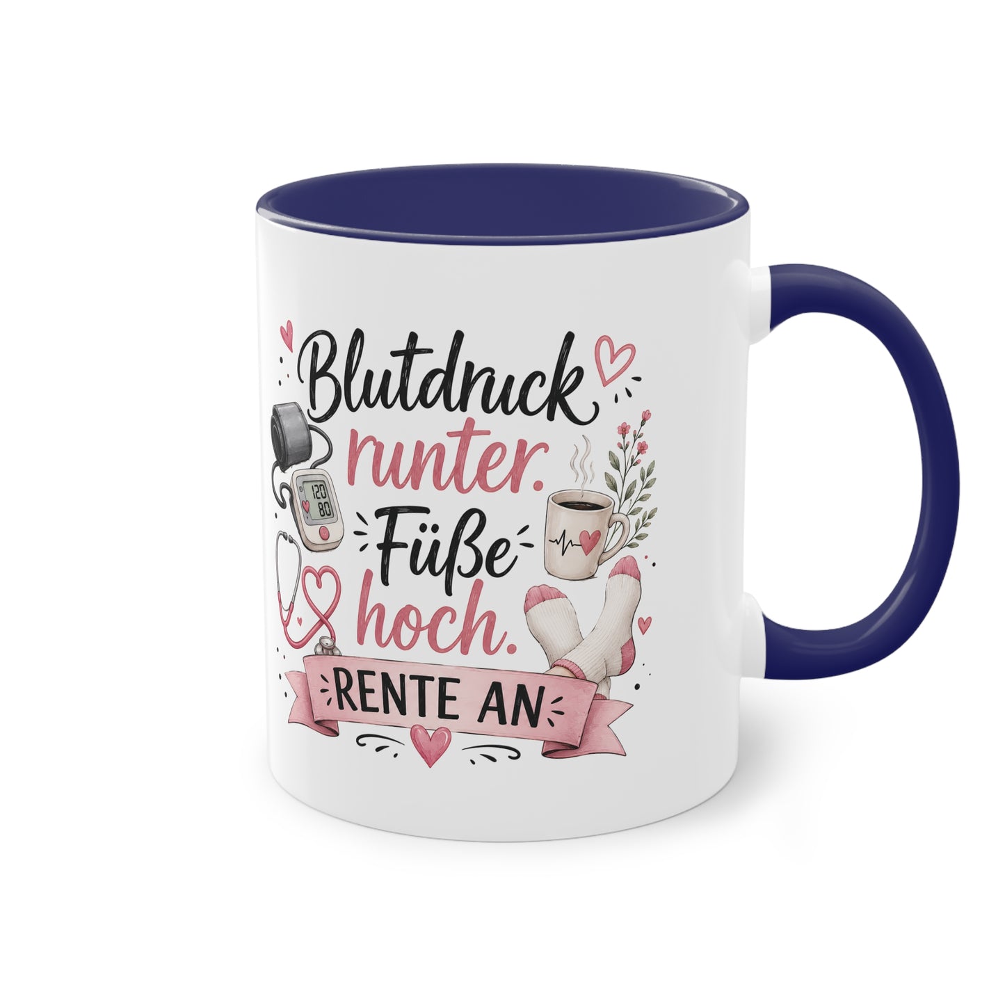 Blutdruck runter. Füße hoch. Rente an. 💗🩺☕