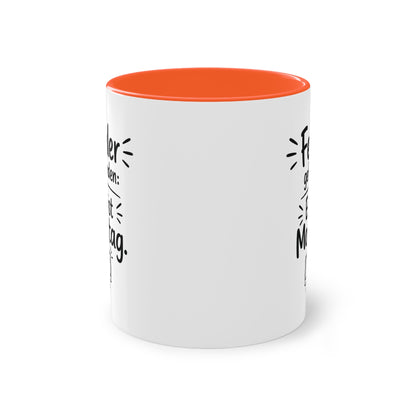 Tasse „Fehler gefunden: Es ist Montag.“ – Lustige Bürotasse mit Humor