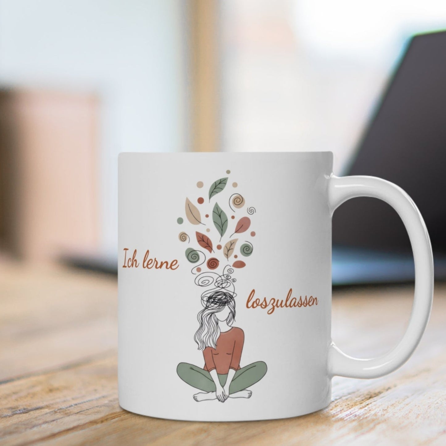 Ich lerne loszulassen Tasse | Achtsamkeits-Becher Geschenk