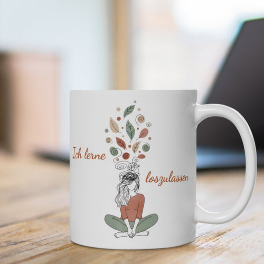 Ich lerne loszulassen Tasse | Achtsamkeits-Becher Geschenk