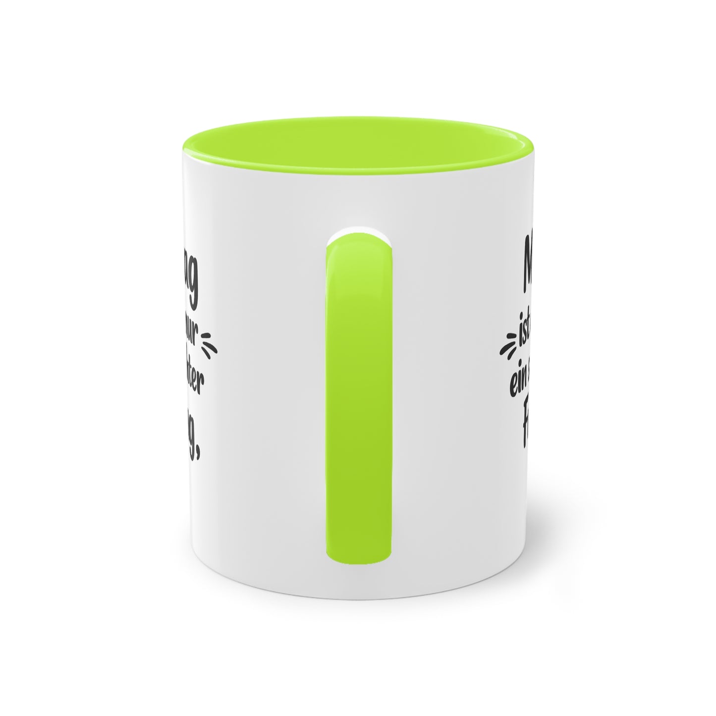Tasse „Montag ist auch nur ein schlechter Freitag.“ – Lustige Bürotasse mit Humor