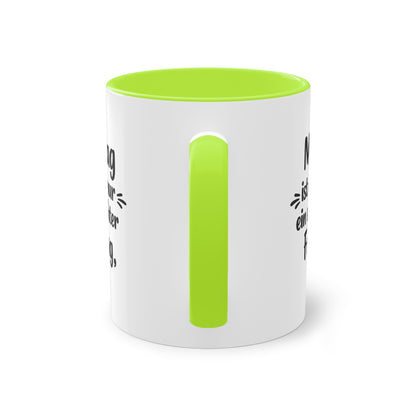 Tasse „Montag ist auch nur ein schlechter Freitag.“ – Lustige Bürotasse mit Humor