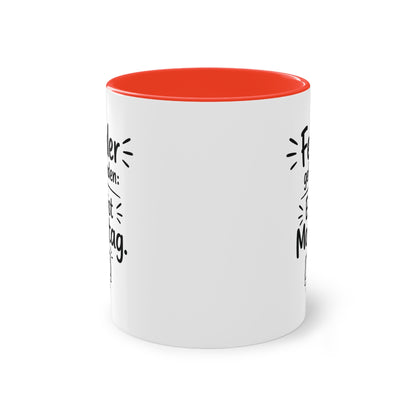 Tasse „Fehler gefunden: Es ist Montag.“ – Lustige Bürotasse mit Humor