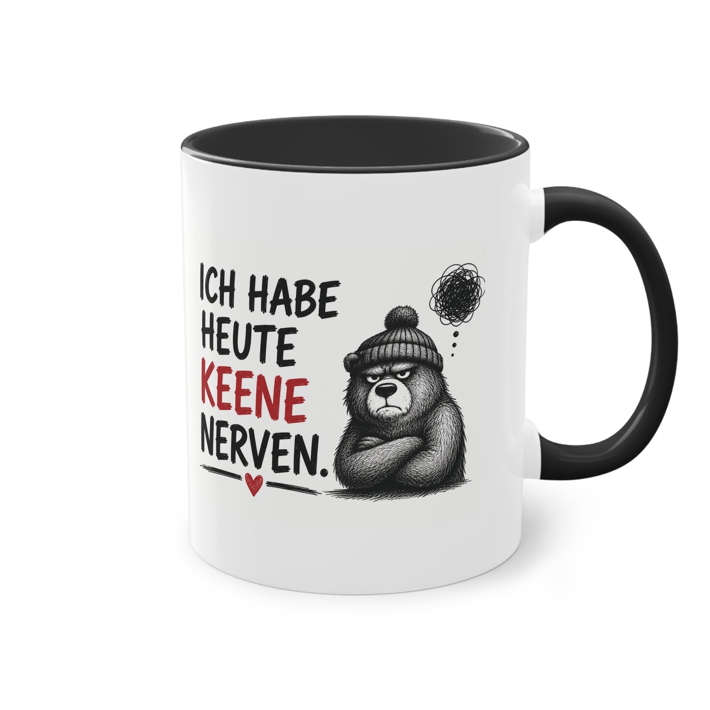 „Ich habe heute keene Nerven.“ – Berliner Sprüche Tasse mit Humor ❤️