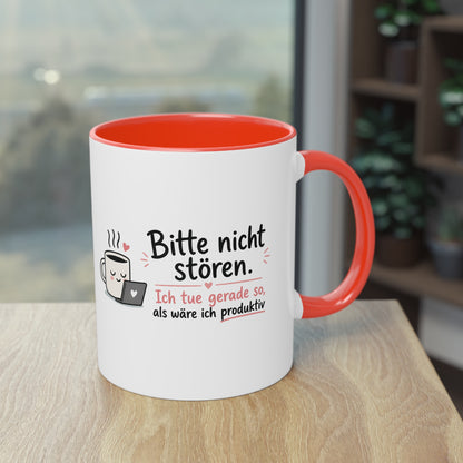 Bitte nicht stören. – Ich tue gerade so, als wäre ich produktiv.