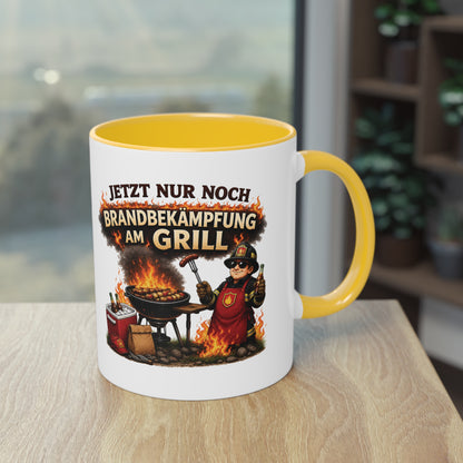 Jetzt nur noch Brandbekämpfung am Grill 🔥🌭🚒
