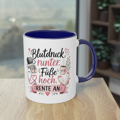 Blutdruck runter. Füße hoch. Rente an. 💗🩺☕