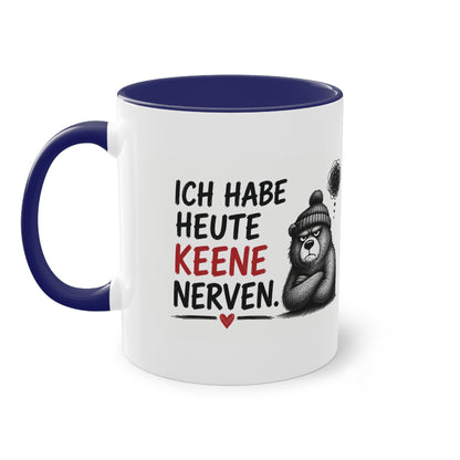 „Ich habe heute keene Nerven.“ – Berliner Sprüche Tasse mit Humor ❤️