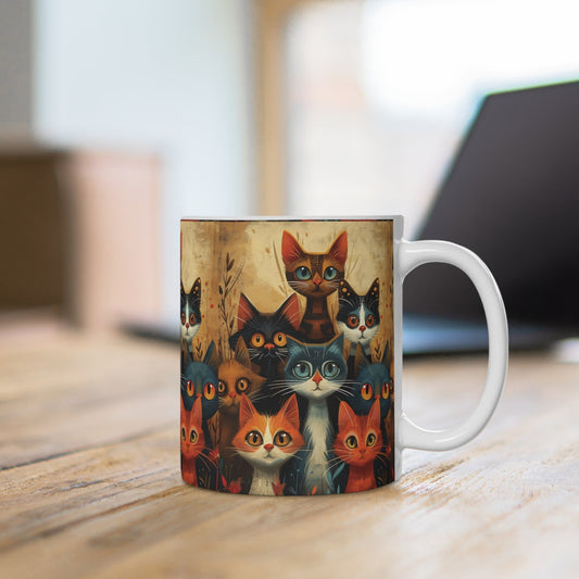 Katzen-Tasse – Liebevoll gestaltetes Katzenmotiv für Tierfreunde 🐱❤️☕
