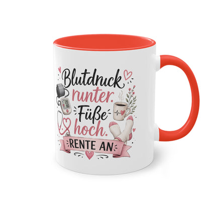 Blutdruck runter. Füße hoch. Rente an. 💗🩺☕