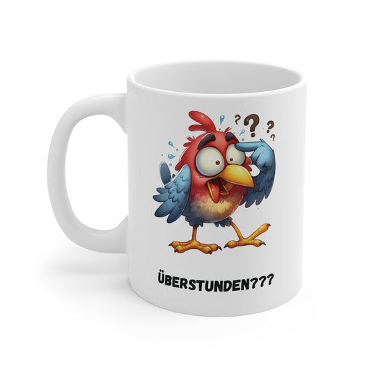 Überstunden??? Vogel Tasse