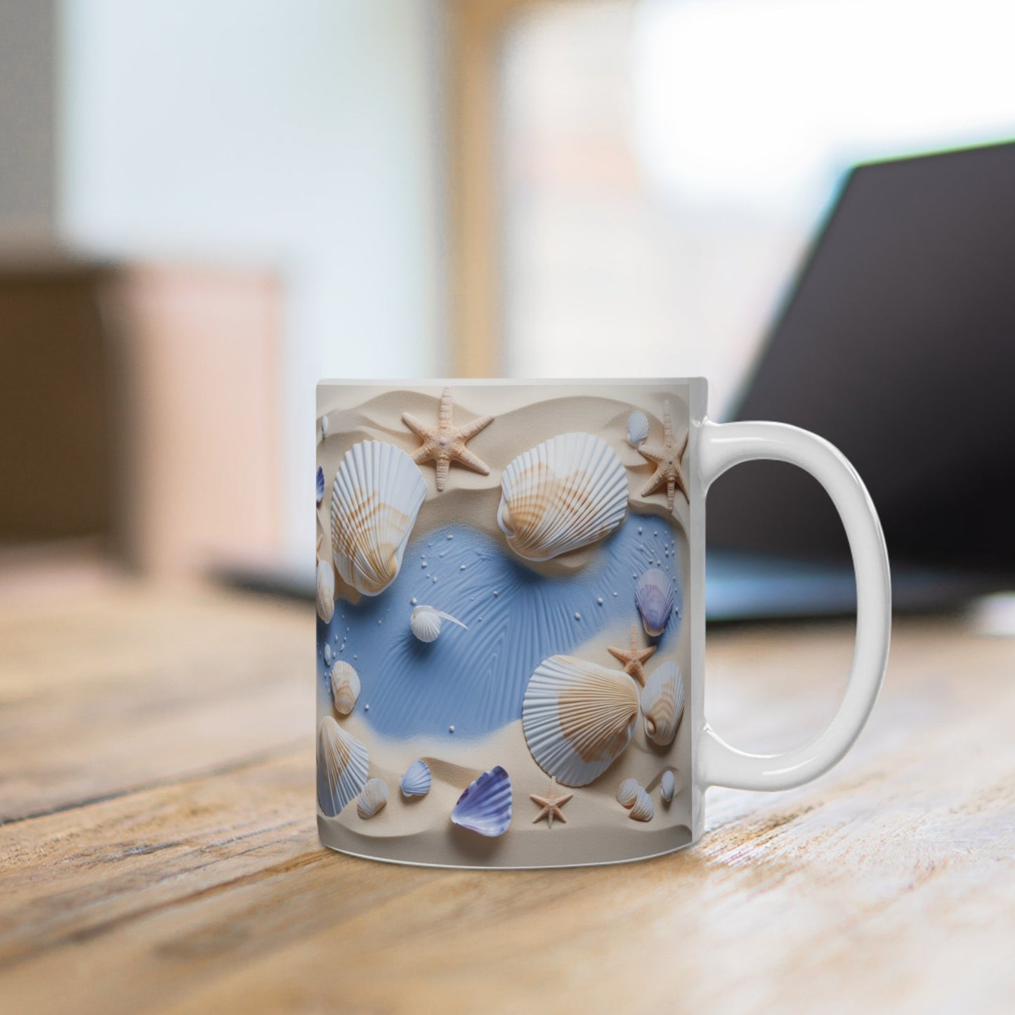 Strand & Muschel Tasse – Maritime Entspannung für jeden Tag