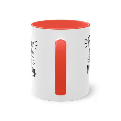 Tasse „Fehler gefunden: Es ist Montag.“ – Lustige Bürotasse mit Humor