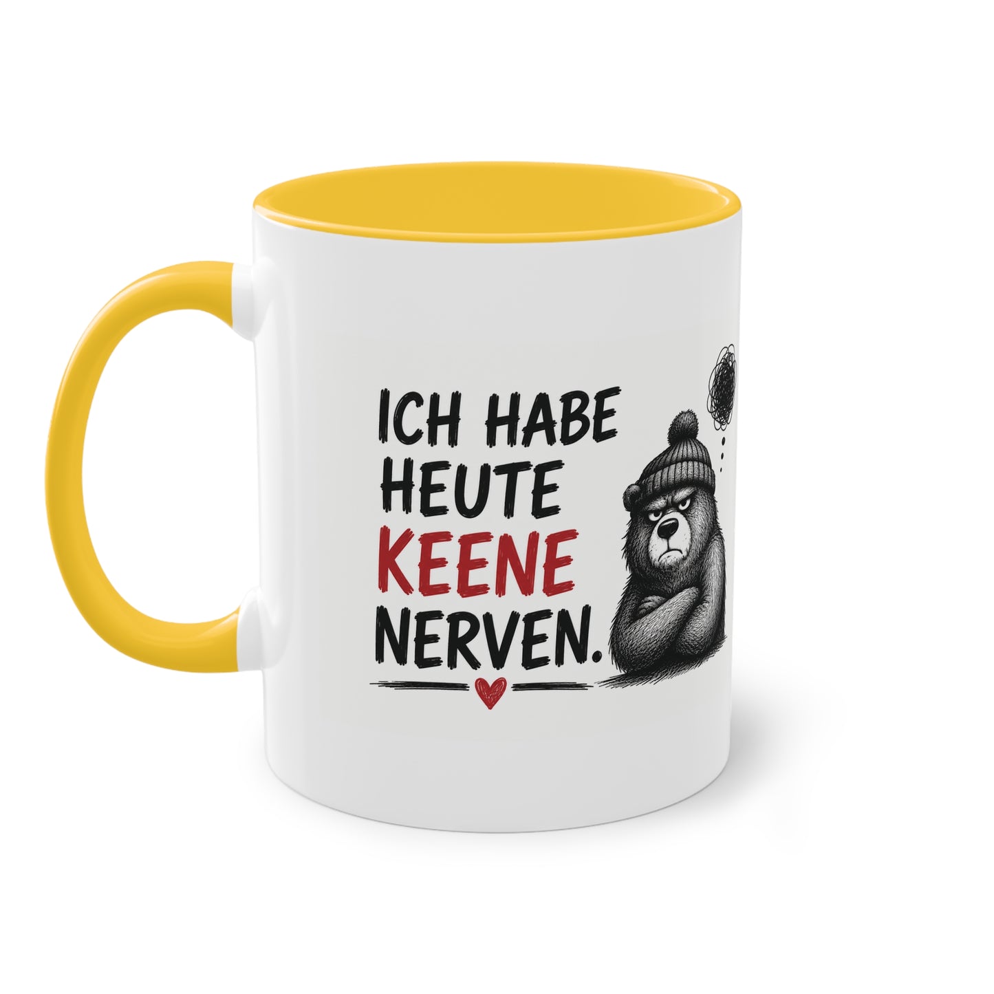 „Ich habe heute keene Nerven.“ – Berliner Sprüche Tasse mit Humor ❤️