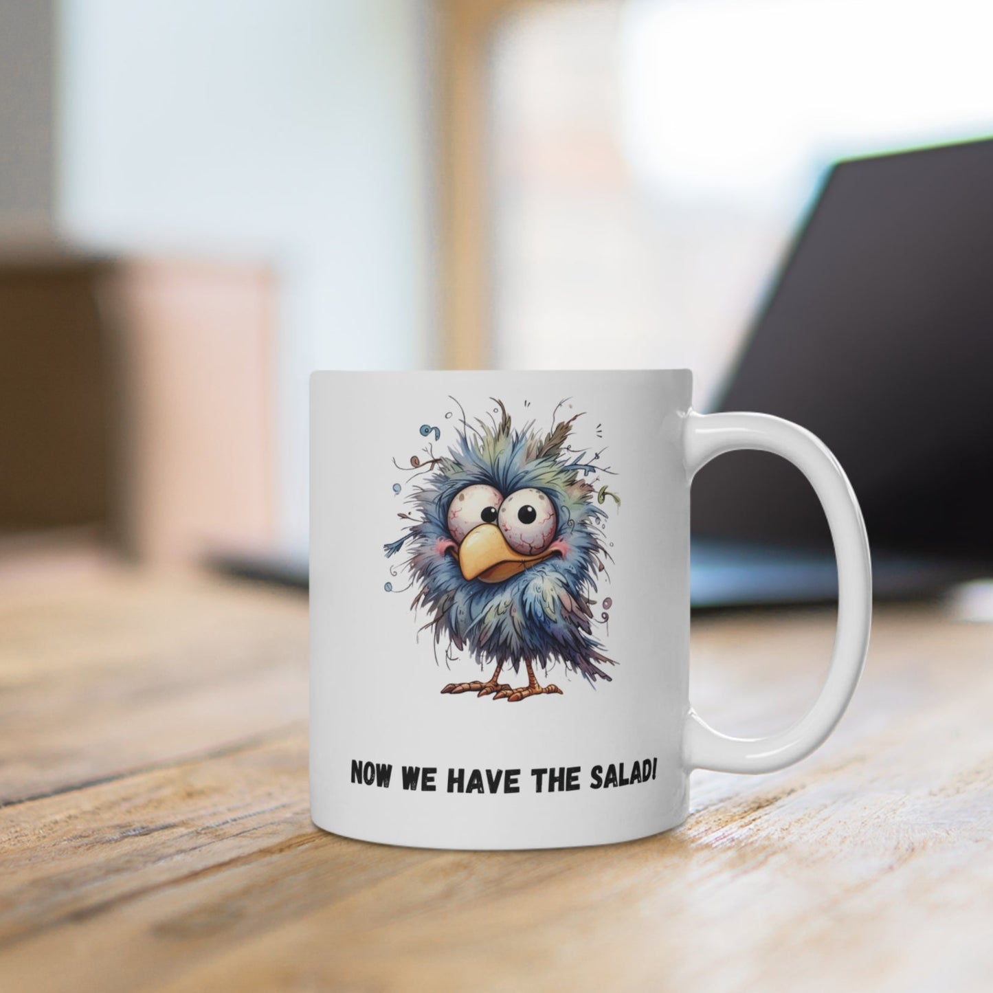 Now We Have The Salad Vogel Tasse