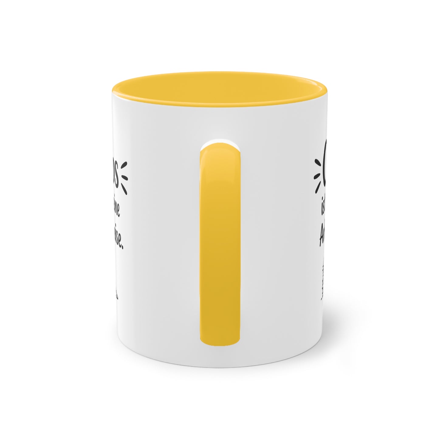 Tasse „Chaos ist auch eine Arbeitsweise.“ – Lustige Bürotasse mit Humor