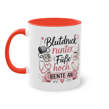 Blutdruck runter. Füße hoch. Rente an. 💗🩺☕