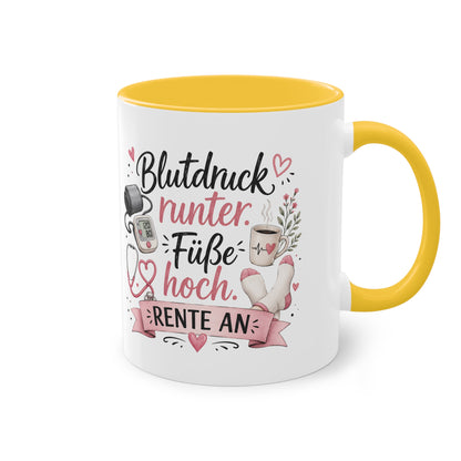 Blutdruck runter. Füße hoch. Rente an. 💗🩺☕