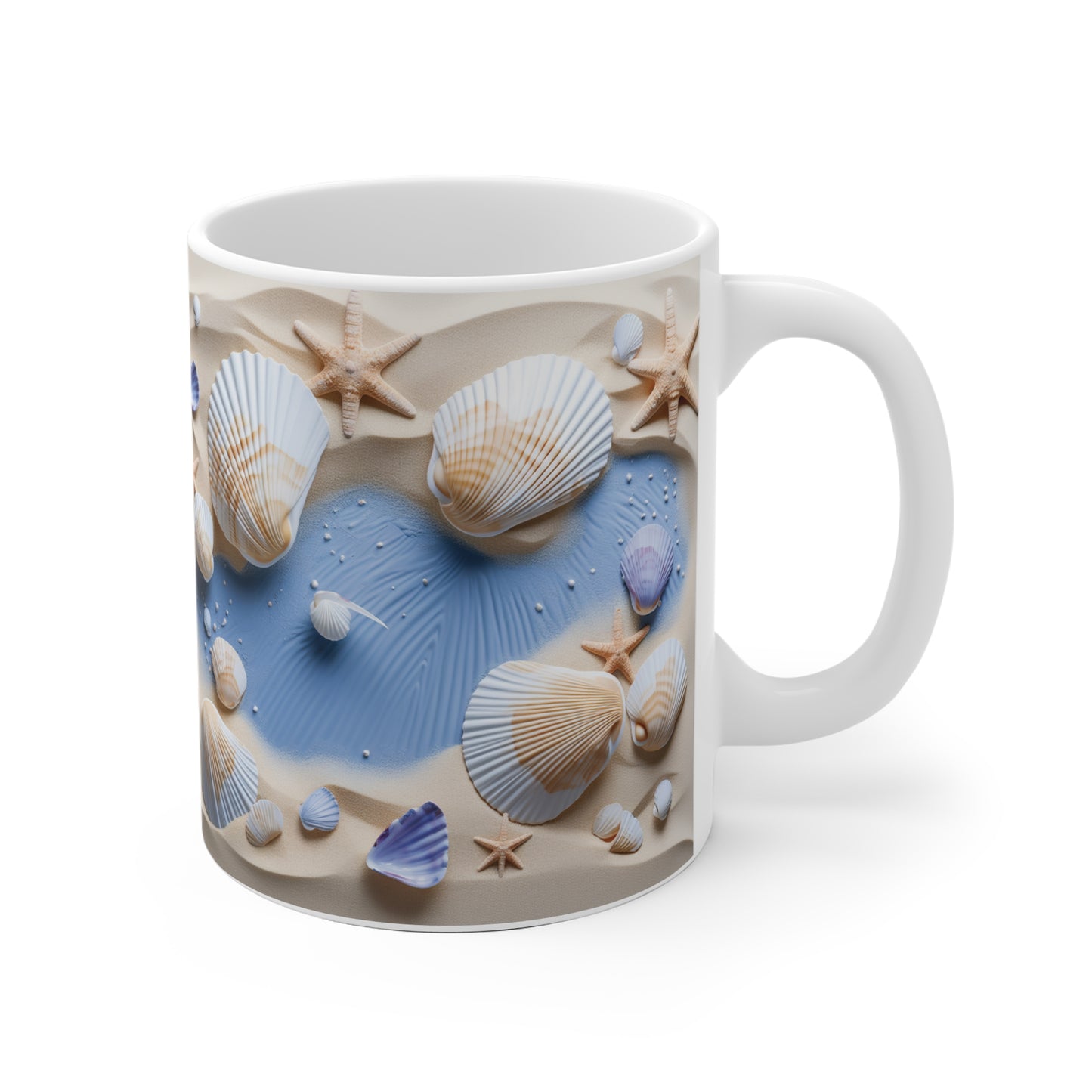 Strand & Muschel Tasse – Maritime Entspannung für jeden Tag