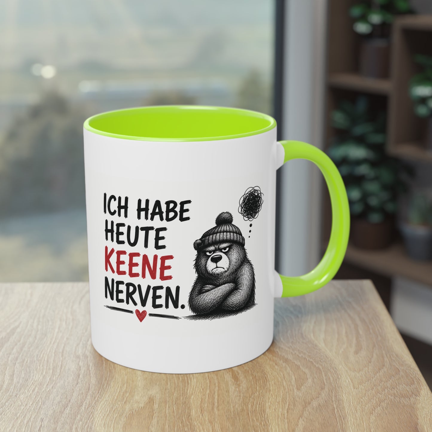 „Ich habe heute keene Nerven.“ – Berliner Sprüche Tasse mit Humor ❤️