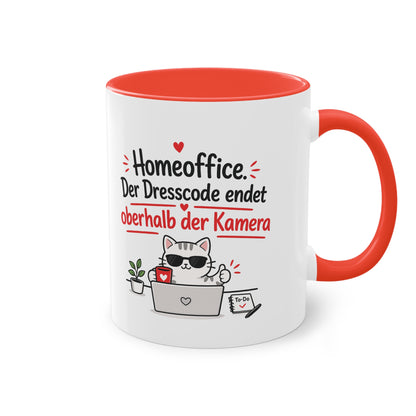 Homeoffice-Tasse – „Der Dresscode endet oberhalb der Kamera.“