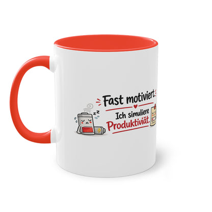 Fast motiviert. – Ich simuliere Produktivität.