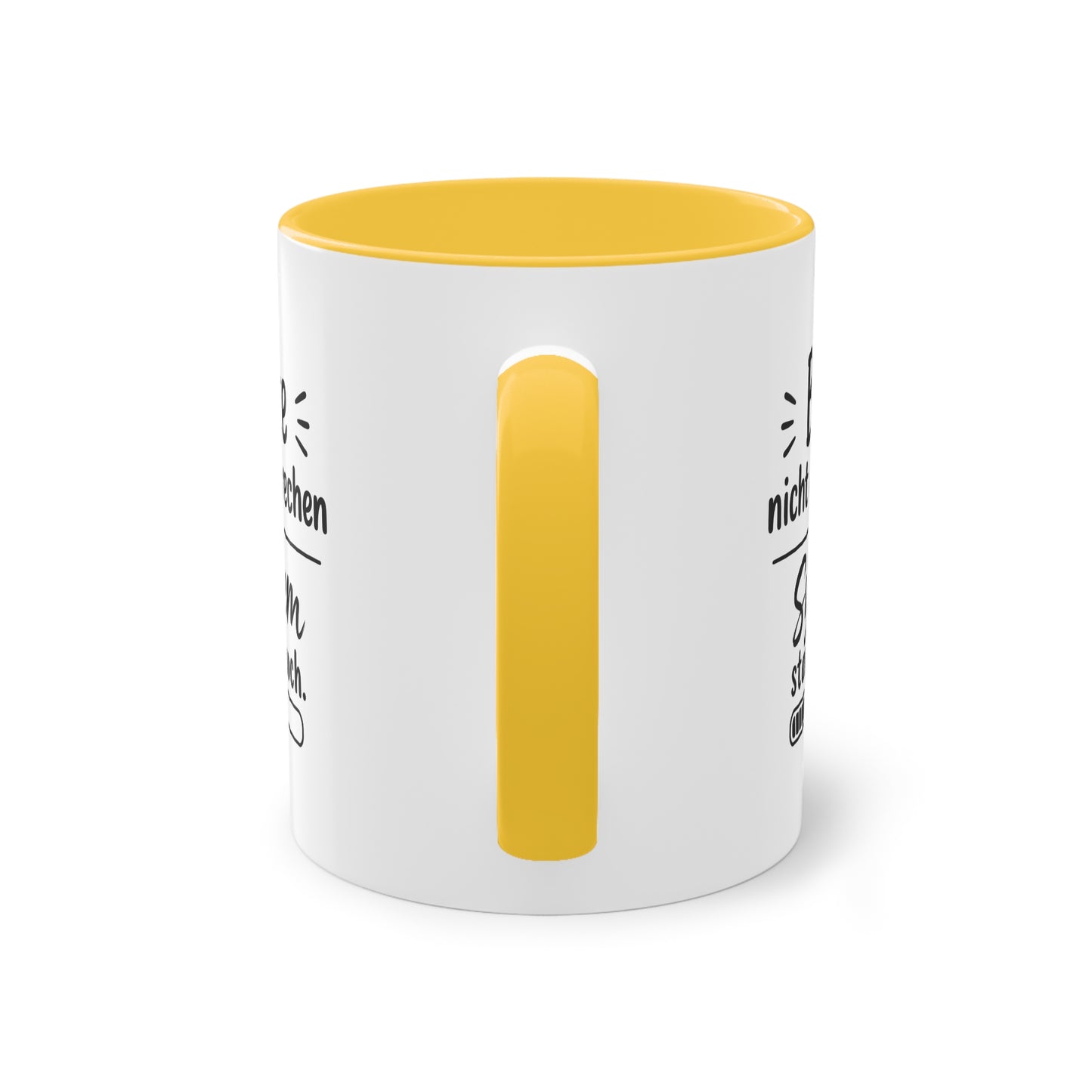 Tasse „Bitte nicht ansprechen. System startet noch.“ – Lustige Bürotasse mit Humor