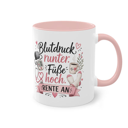 Blutdruck runter. Füße hoch. Rente an. 💗🩺☕