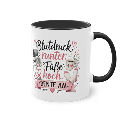 Blutdruck runter. Füße hoch. Rente an. 💗🩺☕